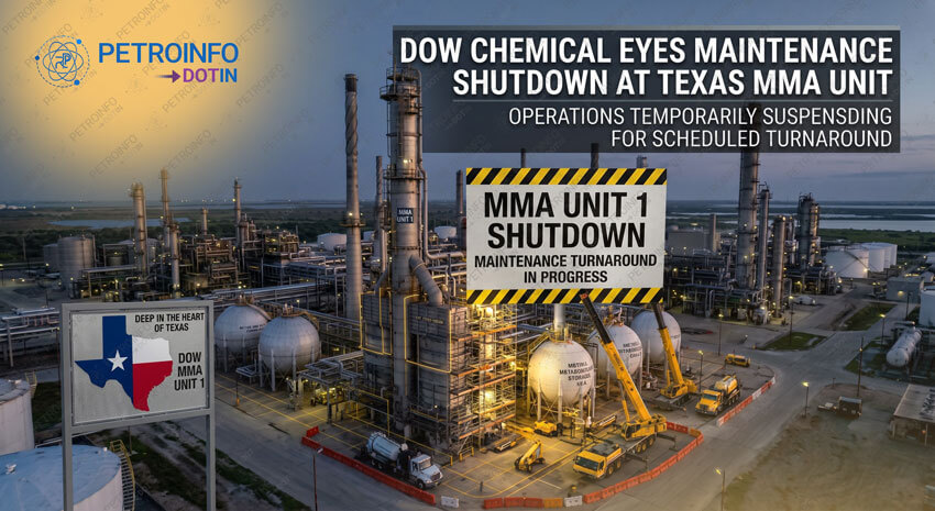 Dow Chemical Eyes Maintenance Shutdown at Texas Methyl Methacrylate (MMA) Unit