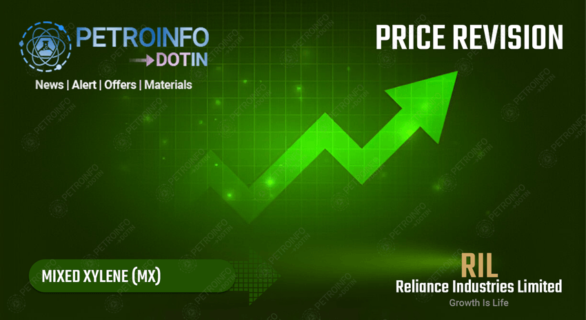 Reliance Industries Limited (RIL) Increases Mixed Xylene (MX) Prices in Indian Market