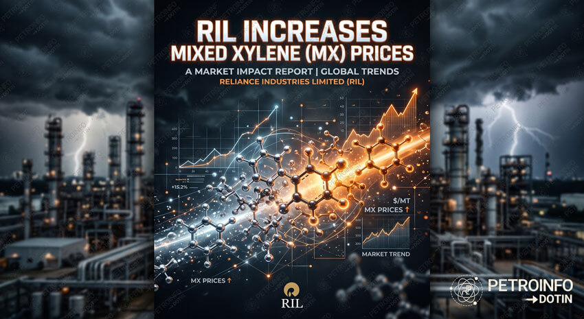 Reliance Industries Limited (RIL) Increases Mixed Xylene (MX) Prices in Indian Market