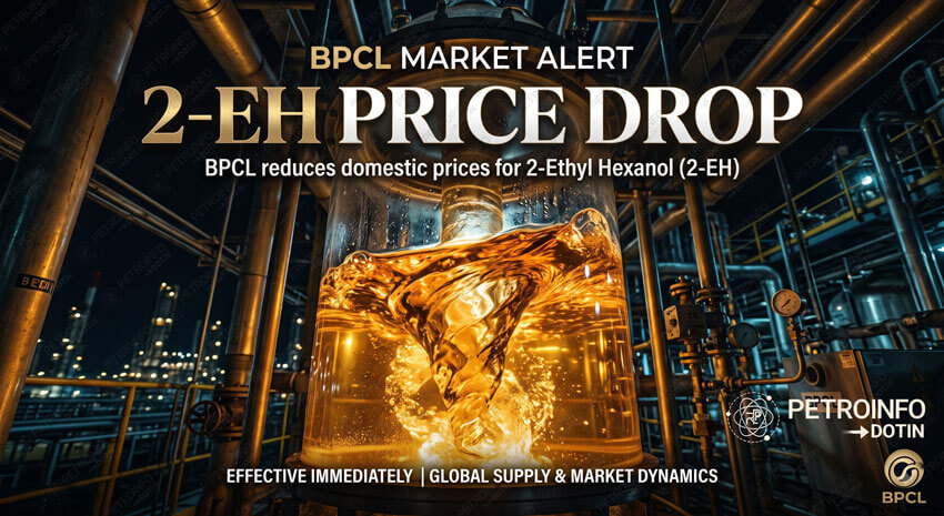 Bharat Petroleum Corporation Ltd (BPCL) Decreases 2-Ethyl hexanol (2-EH) Prices in Indian Market