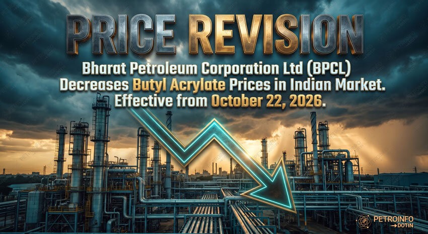 Bharat Petroleum Corporation Ltd (BPCL) Decreases Butyl Acrylate Prices in Indian Market
