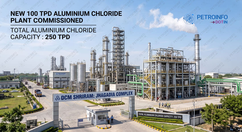 DCM Shriram Adds 100 TPD Aluminium Chloride Capacity at Jhagadia, Gujarat, India