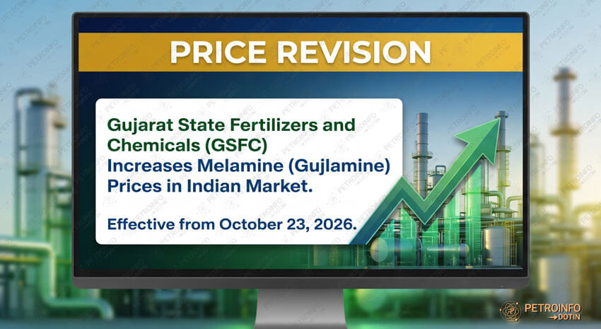 Gujarat State Fertilizers and Chemicals (GSFC) Increases Melamine (Gujlamine) Prices in Indian Market