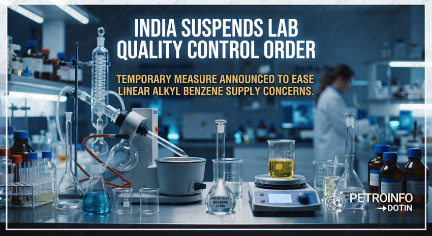 India Temporarily Suspends Linear Alkyl Benzene (LAB) Quality Control Order to Ease Supply Concerns