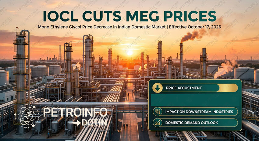 Indian Oil Corporation Limited (IOCL) Decreases Mono ethylene glycol (MEG) Prices in Indian Market