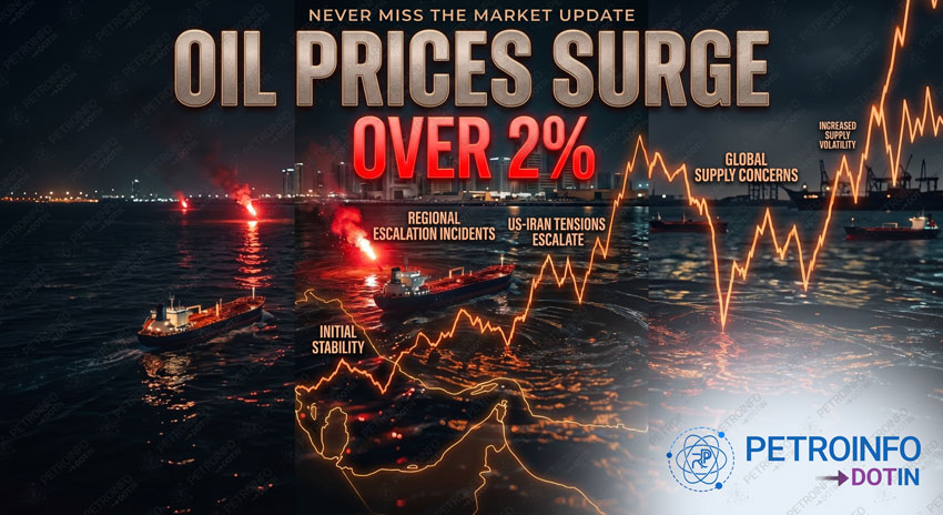 Oil Prices Surge Over 2% as US-Iran Tensions Escalate in Strait of Hormuz