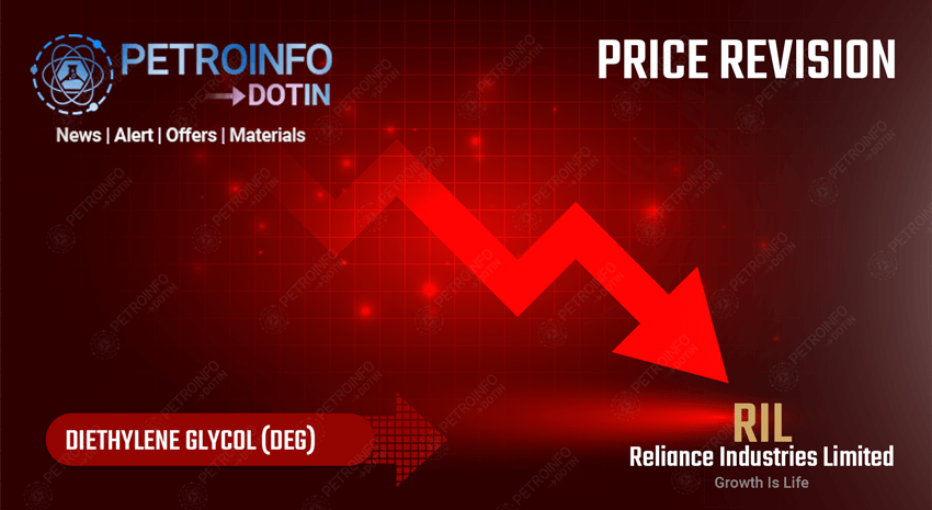 Reliance Industries Limited (RIL) Decreases Diethylene glycol (DEG) Prices in Indian Market