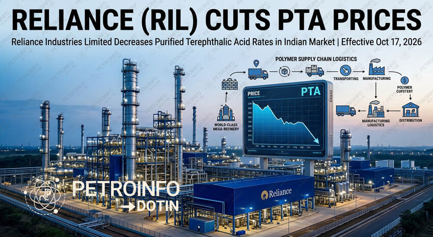 Reliance Industries Limited (RIL) Decreases Purified terephthalic acid (PTA) Prices in Indian Market