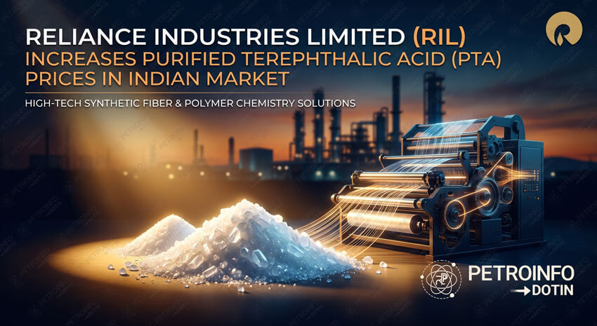 Reliance Industries Limited (RIL) Increases Purified terephthalic acid (PTA) Prices in Indian Market